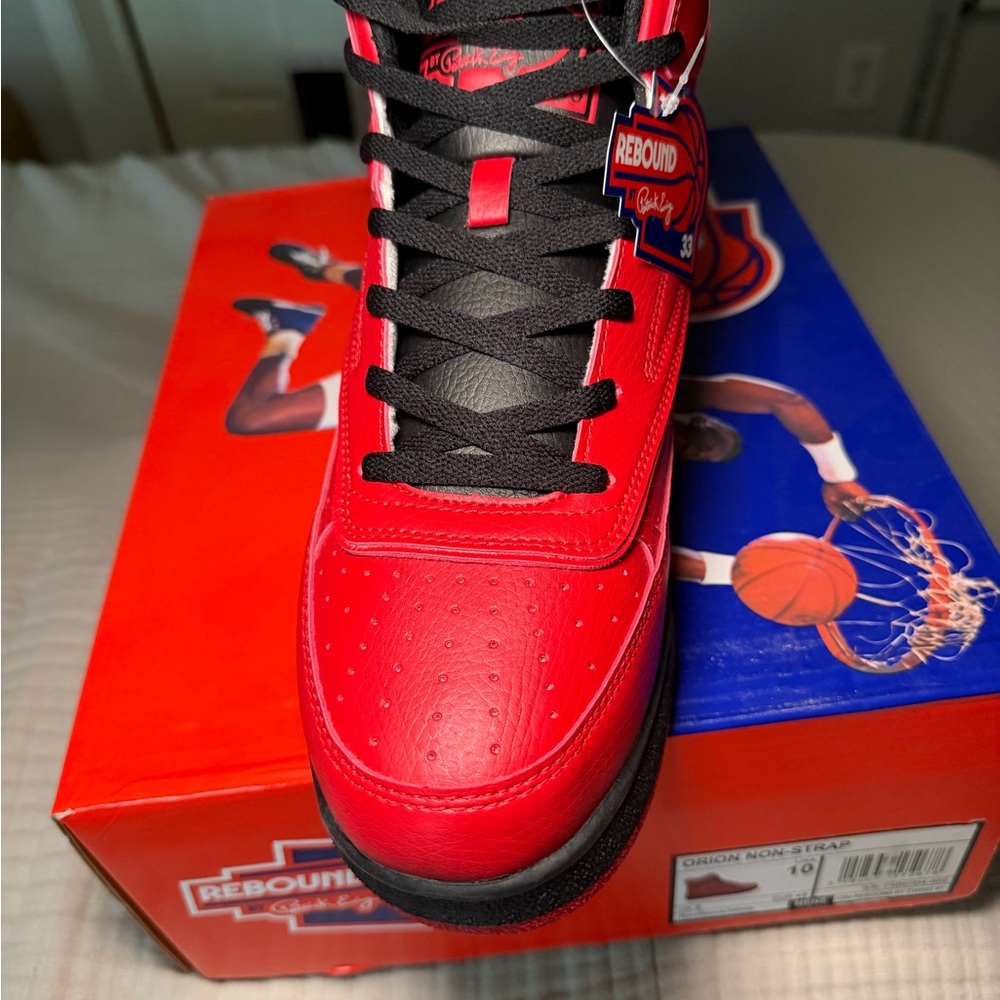 Patrick Ewing Orion non-strap Red and black size 10 - Picture 4 of 5